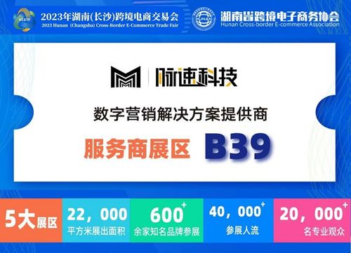 脉速科技出席2023湖南 长沙 跨境电商交易会,助力中国企业提升全球竞争力